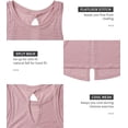 thumbnail image 3 of Alove Women's Split Back Loose Sport Camisole Quick Dry Yoga Tank Top, 3 of 5