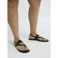 thumbnail image 2 of Time and Tru Women's Strappy Toe Thong Sandal, 2 of 6