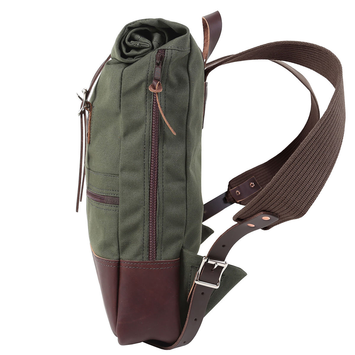 DULUTH PACK DULUTH MINN Deluxe Roll Top Scout Olive Drab Pack (B-1408-OD) - image 2 of 5