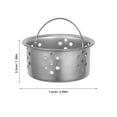 thumbnail image 2 of CUITING 3 Pcs Garbage Disposal Plug Drain Hair Catcher Sink Dish Drainer Silver, 2 of 8