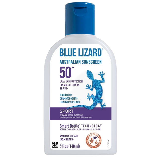 Loción de protección solar BLUE LIZARD Sport SPF 50+ 150 ml