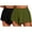 Black+Army Green, variant on GERsome Women's Athletic Shorts Summer Gym Yoga Shorts Running Shorts Soft Elastic Shorts, Pack of 2, S-XXL