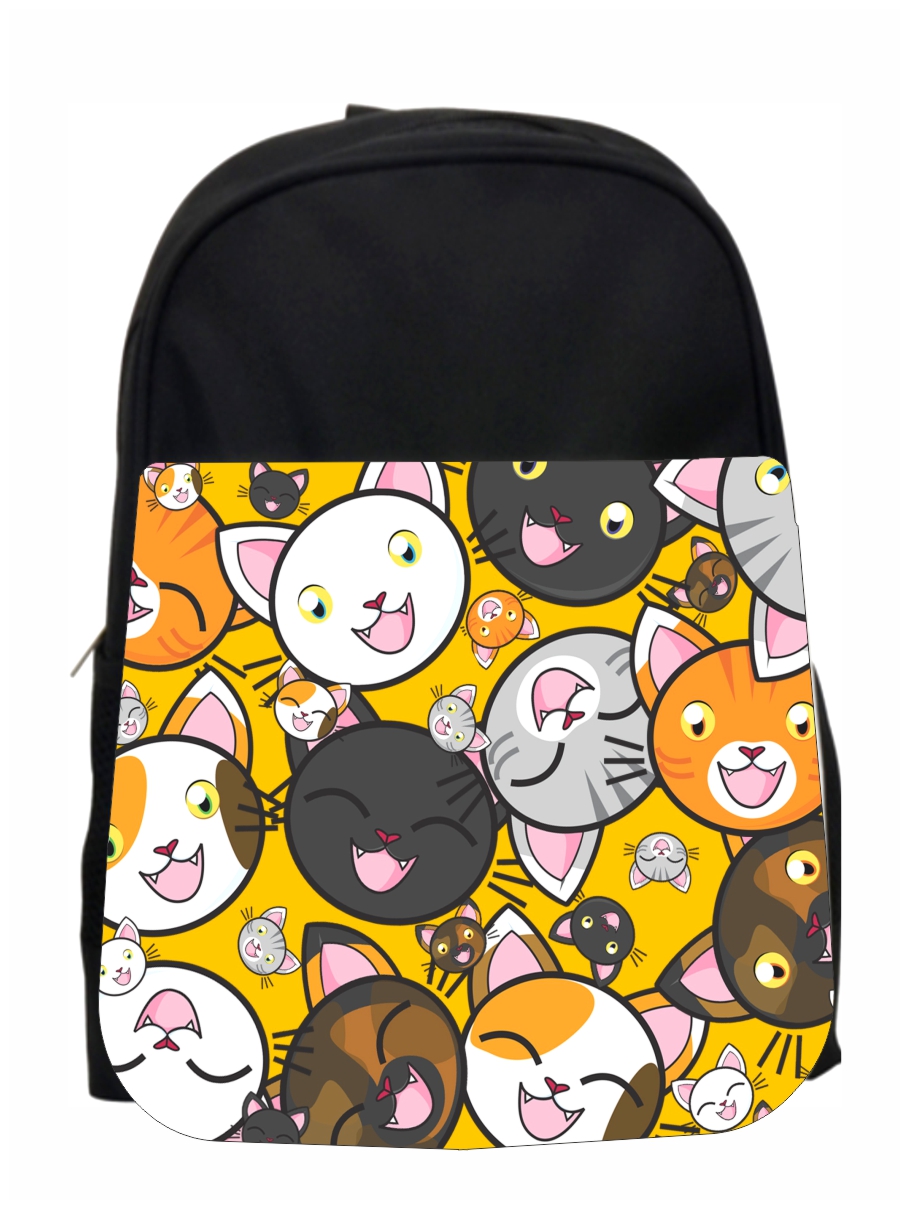 Accessory Avenue School Backpack Cat Kittens Print Kids PreSchool