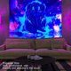 thumbnail image 4 of Misterioso Tapiz De León Con Luz Negra, Brillo Luminoso Reactivo Para Colgar En La Pared Para Un Ambiente Mágico En Su Sala De Estar O Dormitorio, 4 of 7