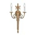 thumbnail image 3 of Crystorama 2 Light Matte Brass Cast Brass Wall Mount, 3 of 4