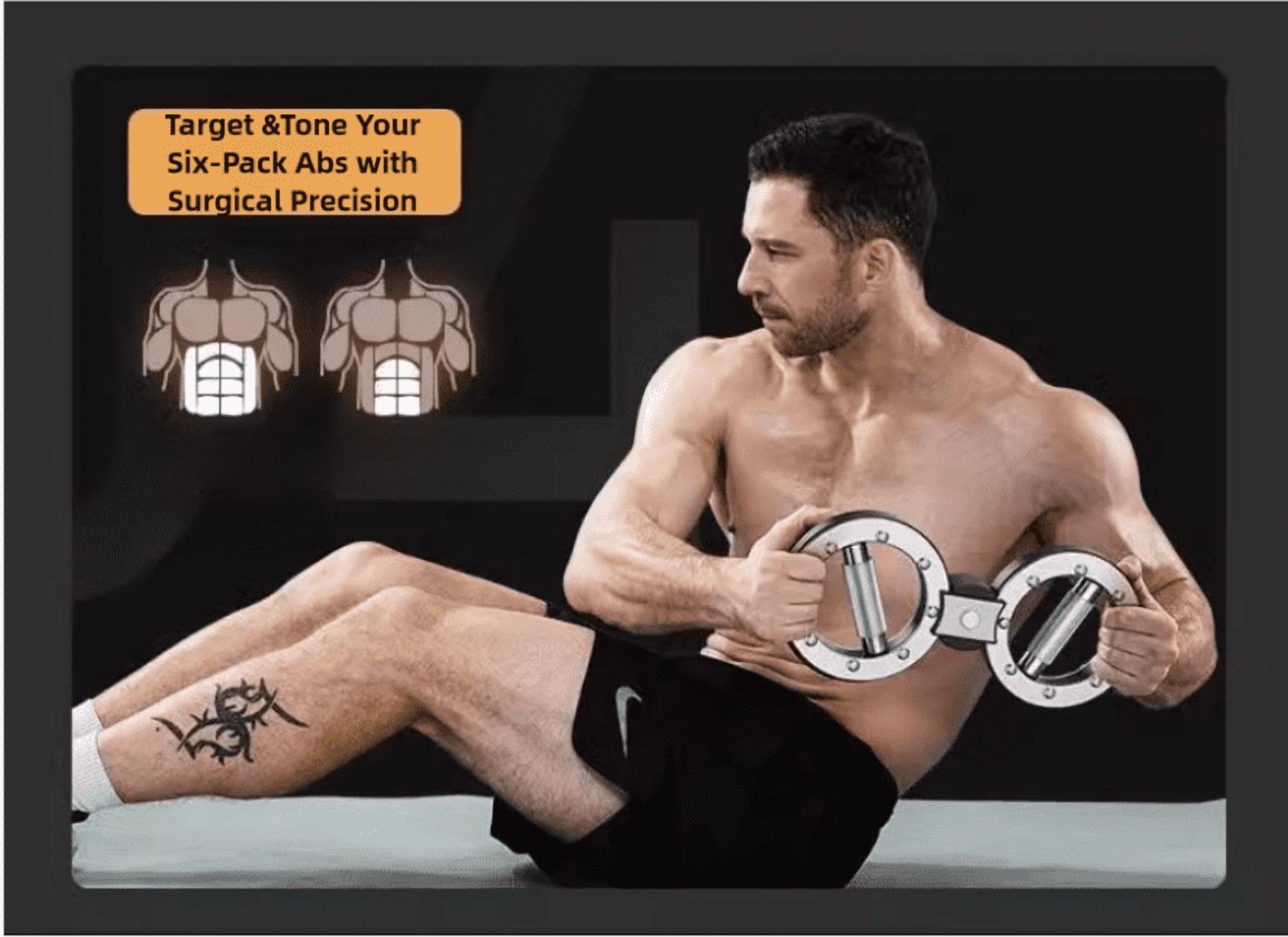 Goxfaca Rotating Burn Machine 8-15 LB, Rotating Arm Machine 360 Degree Rotating Grips, Multifunctional Spinning Burn Rotator Machine for Forearm Trainer, Boxing, Workouts (Silver)