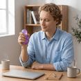 thumbnail image 5 of Dreamy Water Droplet Sensory Squeeze Object with Sparkling Gel Filling for Stress ease and Focus, Tactile Comfort and Smooth Texture, Pink, 5 of 5