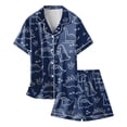 thumbnail image 5 of Ensembles de Pyjama pour Filles Imprimé Manches Courtes Filles Pyjama Boutonné Ensemble Pyjamas pour Enfants Chemise de Nuit Pyjamas pour Enfants Garçons Filles Mode, 5 of 5