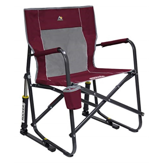 60083 GCI Outdoor Waterside Beach Rocker Portable Folding Low Rocking Chair Inc