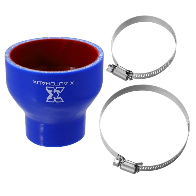 Recto Silicona Manguera Tubo Azul Rojo para Coche 45x76mm