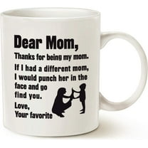 Funny Mothers Day for Mom Coffee Mug, Best Gifts for Mom Mother Cup, White 11 Oz