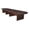 Regency Legacy 192" Modular Racetrack Conference Table with 2 Power Data Grommets- Mahogany