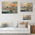 thumbnail image 4 of Designart "Coastalminimalism Coastal gracefulness" Modern Print on Natural Pine Wood, 4 of 5
