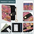 thumbnail image 5 of Small Wallet For Women Bifold Leather Pocket Coin Credit Card Holder With RFID Blocking Blooming Chrysanthemums, 5 of 6