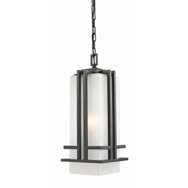 Outdoor Chain Light Oil Rubbed Bronze Steel Glass