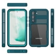 thumbnail image 3 of Waterproof Rugged Case designed for Samsung Galaxy S23 6.1",Built-in 6H Screen Protector Full-Body Protection Shockproof Dustproof Waterproof Anti-Scratch Wireless Charging Case,Grassblue, 3 of 9