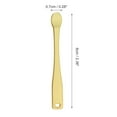 thumbnail image 4 of Unique Bargains 2 Pcs Mini Makeup Cosmetic Spoon Hangable Large Handle Facial Mask Spatula Gold Tone, 4 of 6