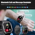 thumbnail image 3 of Military Smart Watch for Men, IP68 Waterproof Tactical Sports Watch, Outdoor Rugged Smart Watches for Men with Fitness Tracker Heart Rate Compatible with Android iOS, 3 of 6