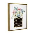 thumbnail image 3 of Stupell Industries Perfume de Paris Flower Bouquet Botanical & Floral Painting Gold Floater Framed Art Print Wall Art, 3 of 6