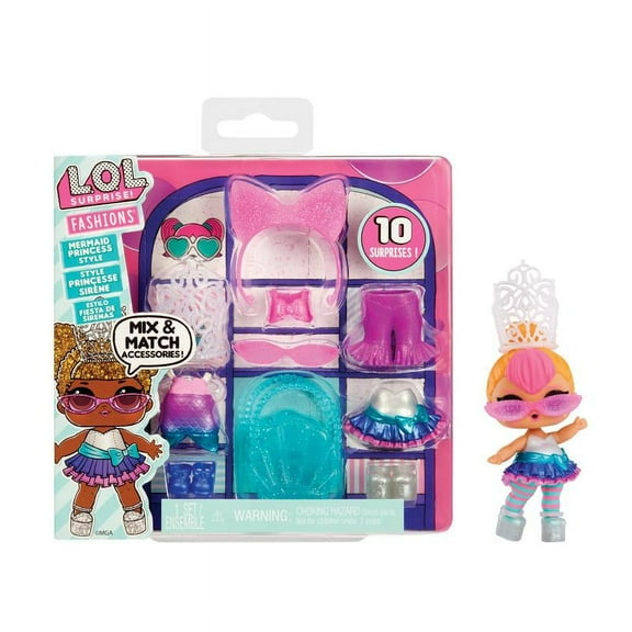 L.O.L. Surprise! Fashion Packs Doll Accessories with Shoes, Multicolor, 10 Pieces, 2.29 oz, 5.75"