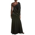 thumbnail image 2 of Theia womens  Tori One-Shoulder Gown, 6, Black, 2 of 3