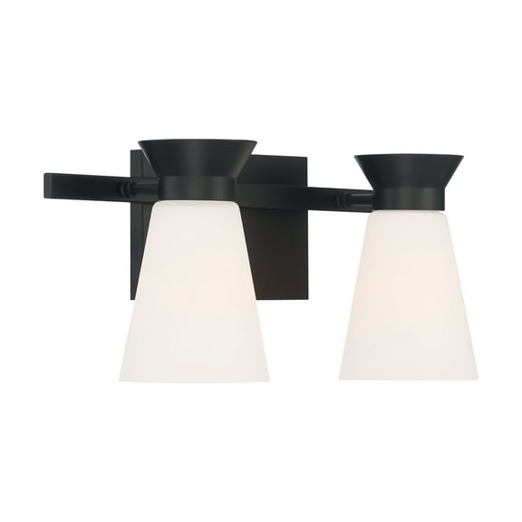 Caleta 2 - Light Black Traditional Wall Sconce