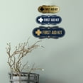 thumbnail image 3 of Designer First Aid Kit Sign (Blue) - Small, 3 of 3