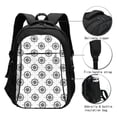 thumbnail image 3 of Balery Retro Compass Print USB Charging Backpack for Men and Women - Water-Resistant, Anti-Theft Laptop Backpack with USB Port for Travel, Work, School, and College, 3 of 7
