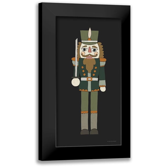 Lady Louise Designs 9x14 Black Modern Framed Museum Art Print Titled - Nutcracker I