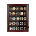 thumbnail image 2 of NWOKYZGH Wooden Coin Display Case, Coin Collection Display Stand for Wall Military Medal Shadow Box Display Cabinet with Recessed Shelves and Acrylic Panel, 2 of 9