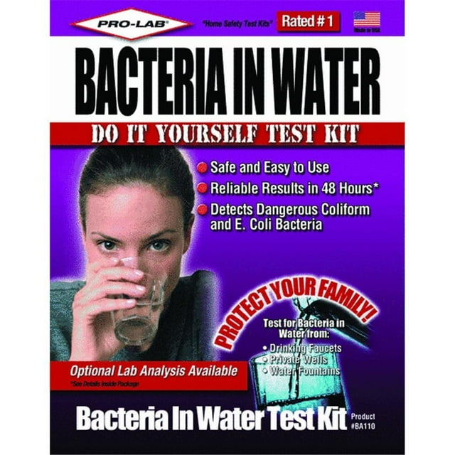 El kit de análisis de agua PRO-LAB detecta bacterias coliformes y E. coli