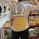 thumbnail image 1 of Bolso De Estilo De McDonald'S Divertido Gran Capacidad Bolsa De Embalaje De Dibujos Animados Lindo Eco Versión Global Mochila Escolar Estudiante Gao Jiahui unisex, 1 of 2