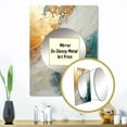 thumbnail image 3 of Designart "Meditative Minimalism" Abstract Painting Mirror Wall Decor - Modern Beige Abstract Large Mirror For Wall Art Decor - 32" x 24" Inch, 3 of 5