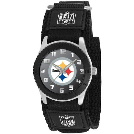 Game Time Pittsburgh Steelers Nfl Kids "rookie Series" Watch (black)