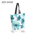 thumbnail image 4 of Large Canvas Bag 13.5x5.1x15 Inch Canvas Bag Shopping Canvas Bag Suitable For Outing Shopping Travel Out Of Large Capacity Storage Cartoon Navy Flowers Seamless, 4 of 9