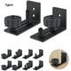 thumbnail image 1 of Guía de piso para puerta corrediza de granero, configuraciones versátiles y diseño de fondo al ras para un deslizamiento suave y un funcionamiento silencioso, perfecta para puertas corredizas de, 1 of 6