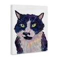thumbnail image 2 of Tuxedo Cat Painting Canvas Art, 24 x 30, Made In USA, 2 of 6