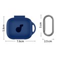 thumbnail image 2 of Yucurem Silicone Protective Cover Case with Carabiner for Soundcore C30i (Blue), 2 of 10