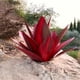 thumbnail image 3 of Colgante Huayishang en liquidación, escultura rústica de tequila de metal de 11 pulgadas, decoración para jardín, 9 hojas, color rojo, 3 of 8