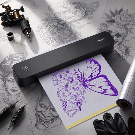 PeriPage P92 Wireless Tattoo Stencil Printer,Thermal Tattoo Machine With Tattoo Stencil Paper,Portable Tattoo Printer Kit Compatible With Phone,Pad & PC