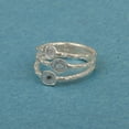 thumbnail image 4 of Mooneye 0.65 CTW Natural Diamond Polki Multi Band Ring 925 Sterling Silver Women Wedding Jewelry, 4 of 5