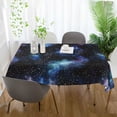 thumbnail image 3 of Yayeee Tablecloths 60" x 108" Rectangle Wrinkle Resistant Party Table Cover, Watercolor Galaxy, 3 of 8