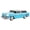 Blue, variant on Audiobox TRK-5500BT Retro Ride 10-Watt-Continuous-Output 1955 Replica Car Bluetooth Speaker, Blue