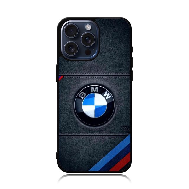 Étui en Cuir Logo BMW pour iPhone 15 Pro BLN11172, iPhone 13 Pro Max