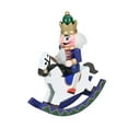 thumbnail image 5 of Nutcracker Figurine Decoration Wooden Rocking Horse for Holiday Christmas Indoor Party Winter Table Centerpiece, 5 of 9