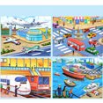 thumbnail image 3 of jifeng Wooden Puzzle with Storage Box for Kids Traffic, 3 of 9