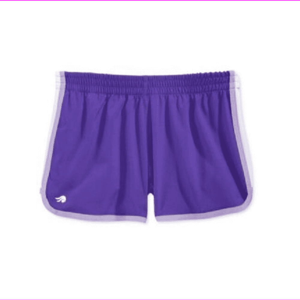 Ideology Girls' Colorblocked MeshSide Shorts, Blazing Purple, Size S 7