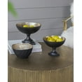 thumbnail image 4 of CC Home Furnishings Round Aluminum Bowl with Footed Base - 9.75", 4 of 9