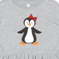 thumbnail image 4 of Inktastic Cute Penguin, Little Penguin, Penguin with Bow Girls Toddler Dress, 4 of 5