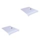 thumbnail image 3 of Guardurnaity Toalla de masaje para salón de belleza con patrón de agujeros, funda de cama, almohada de algodón, toallas cosméticas para el Blanco 2Conjunto, 3 of 6